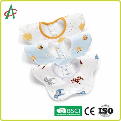 Coton confortable de bavoirs nouveau-nés libres de bébé de BPA rotation de 360 degrés