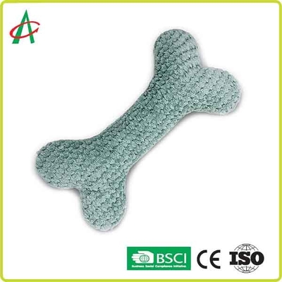 ISO9001 choient la peluche Toy Bone Shaped 15cm*5.5cm avec le Squeaker