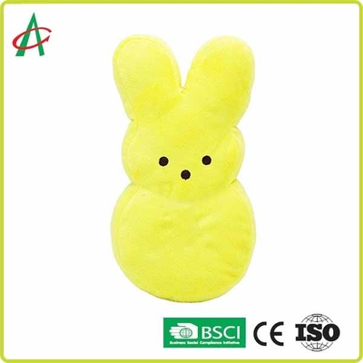 Jouet interactif indestructible fait à l'usine 4" 6" 12" d'animal familier de BSCI jaune pourpre