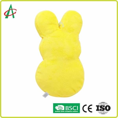 Jouet interactif indestructible fait à l'usine 4" 6" 12" d'animal familier de BSCI jaune pourpre