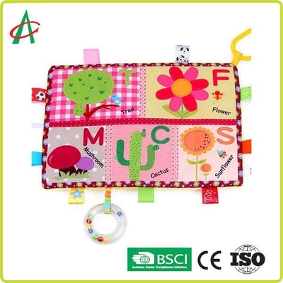 Fruit ultra mou de peluche de jouet d'édredon de bébé de BSCI 29.7x21cm et impression animale