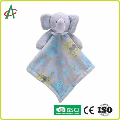 Couverture nouveau-née molle de Teddy Blanket Comforter Elephant Comfort de bébé