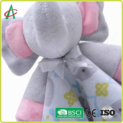 Couverture nouveau-née molle de Teddy Blanket Comforter Elephant Comfort de bébé