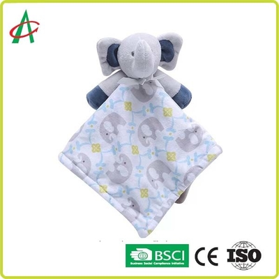 Couverture nouveau-née molle de Teddy Blanket Comforter Elephant Comfort de bébé