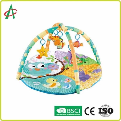 Gymnase 100% portatif lavable de jeu d'activité de bébé de polyester Mat Infant Toddlers