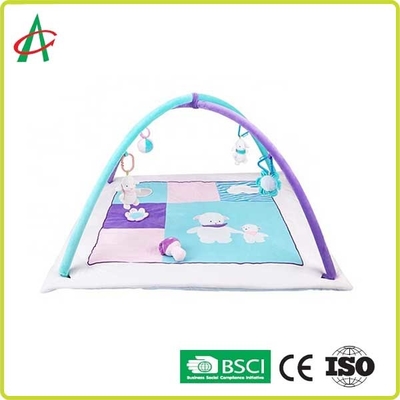 Gymnase 100% portatif lavable de jeu d'activité de bébé de polyester Mat Infant Toddlers