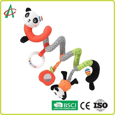 Le bébé Panda Plush Spiral Toy With de BSCI reflète adapté aux besoins du client