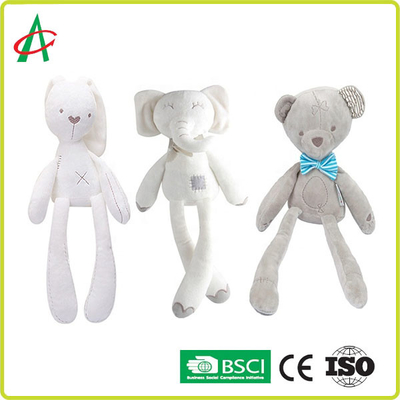 La peluche mignonne de bébé d'ICTI avec Handcraft la broderie