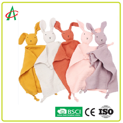 Édredon nouveau-né Toy Organic Cotton Stuffed Animal de mousseline d'OEM