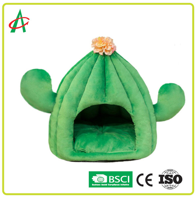Nid apaisant d'animal familier de peluche de BSCI pour l'ODM d'OEM de chats acceptable