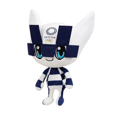 ASTM Tokyo lavable 2021 jouets olympiques de peluche de mascotte