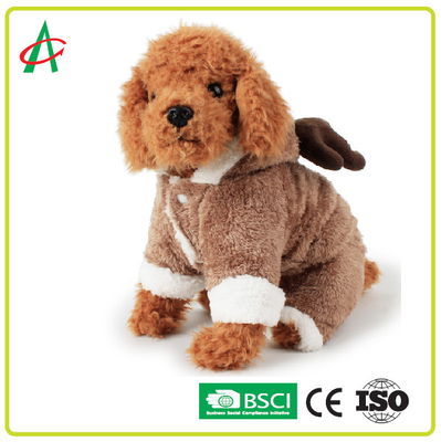 L'animal familier de peluche de thème de Noël de BSCI vêtx avec l'attache instantanée
