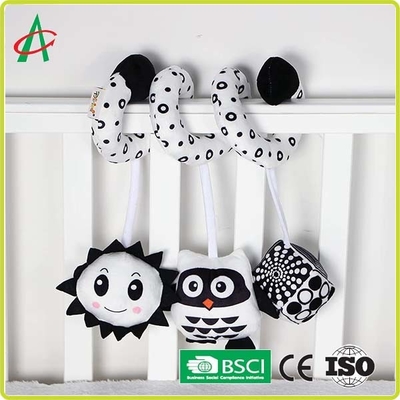 Landau en spirale Toy For Baby de peluche sûre de conformité d'ASTM EN71