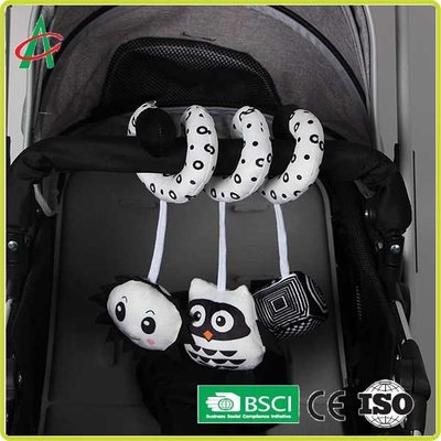 Landau en spirale Toy For Baby de peluche sûre de conformité d'ASTM EN71