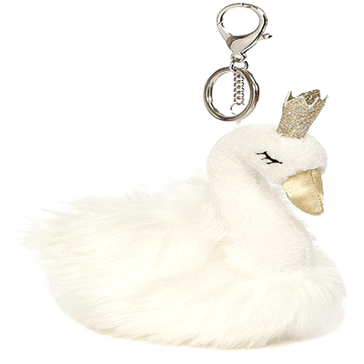 CPSIA a bourré princesse Flash Key Chain de cygne pour des filles