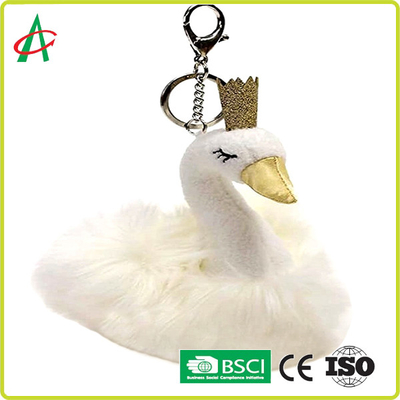 CPSIA a bourré princesse Flash Key Chain de cygne pour des filles
