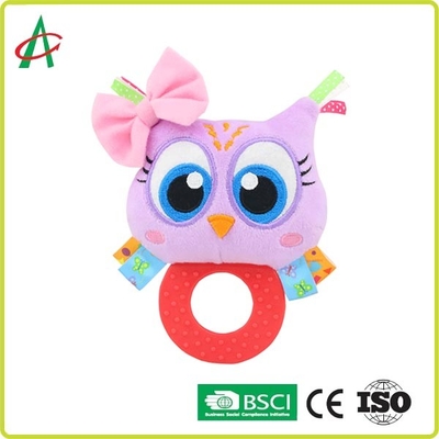 ASTM Handcrafted le hochet non-toxique de peluche de bébé avec Teether