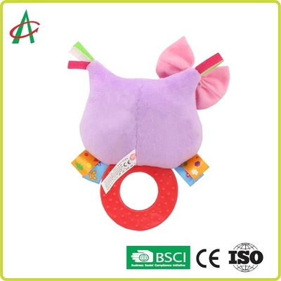 ASTM Handcrafted le hochet non-toxique de peluche de bébé avec Teether