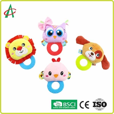 ASTM Handcrafted le hochet non-toxique de peluche de bébé avec Teether
