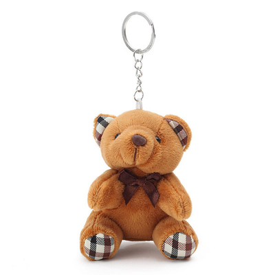 EN71 Handcrafted la broderie Mini Stuffed Bear Keychain