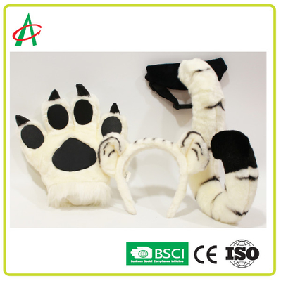 BSCI BPA jouet libre de peluche de Tiger Tail, de pattes et de peluches de bandeau