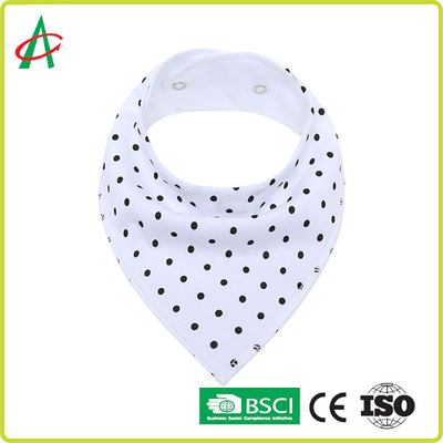 Bavoirs imperméables de coton organique d'OEM 100% pour le bébé garçon et la fille