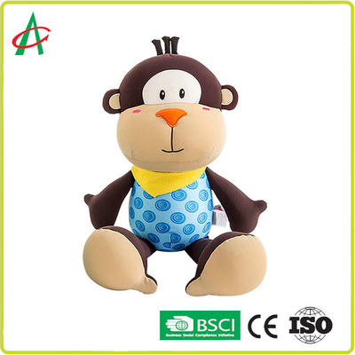 Le polystyrène mignon de cadeau d'Adorkable d'enfants perle le jouet bourré par singe remplissant