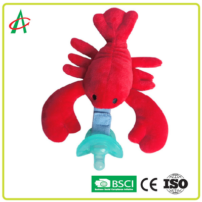 Certificat lavable de Toy Pacifier Clip CE/BSCI de peluche de tétine