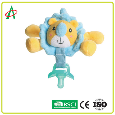 Certificat lavable de Toy Pacifier Clip CE/BSCI de peluche de tétine