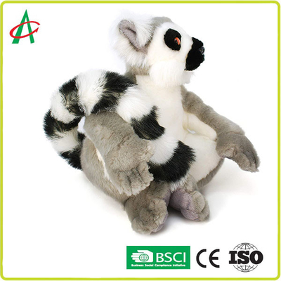 10" mignon aucun jouet de peluche de lémur du Madagascar d'irritation