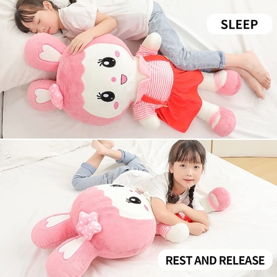 ISO9001 ASTM 40" oreiller mignon non-toxique de peluche de lapin