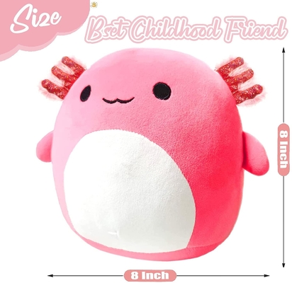 Doux non-toxique d'Angelber 20.4cm en bas d'oreiller de peluche d'Axolotl de coton