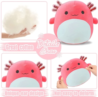 Doux non-toxique d'Angelber 20.4cm en bas d'oreiller de peluche d'Axolotl de coton