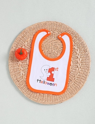 Propriété hygroscopique élevée Halloween 100 bavoirs nouveau-nés de bébé de coton