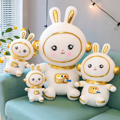 Jouet en peluche de lapin de l'espace câlin non toxique sans AZO