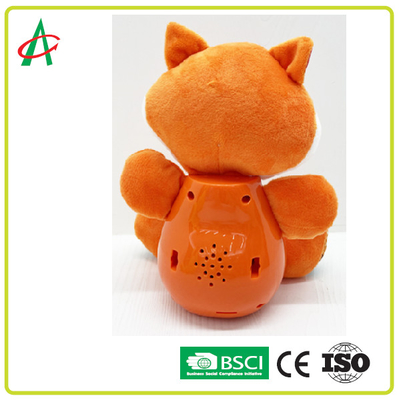 Jouets musicaux libres de peluche de Fox de BPA pour la formation sensorielle