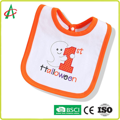Propriété hygroscopique élevée Halloween 100 bavoirs nouveau-nés de bébé de coton